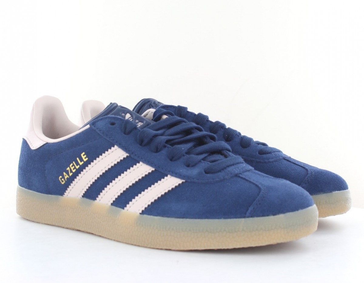 Adidas Gazelle bleu marine rose