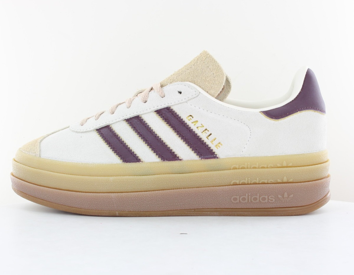 Adidas Gazelle bold beige violet or