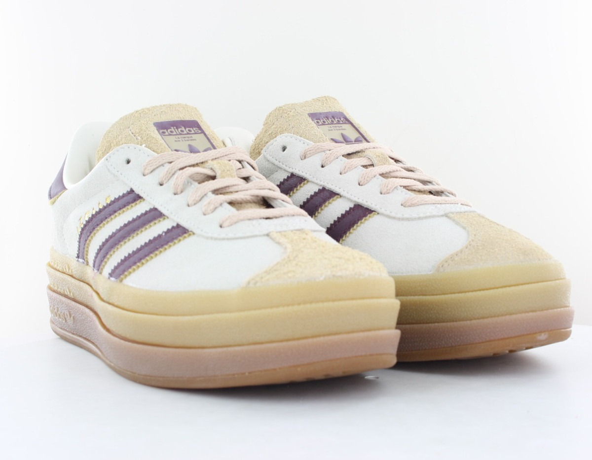 Adidas Gazelle bold beige violet or