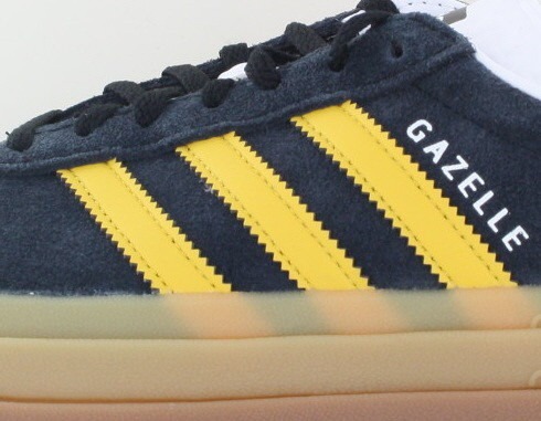 Adidas Gazelle bold noir jaune