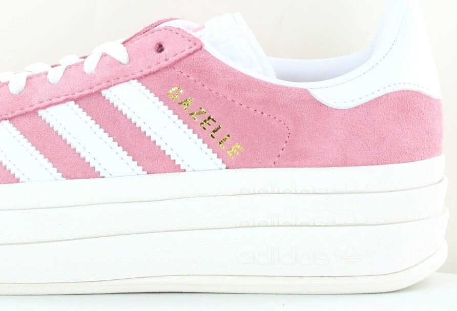 Adidas Gazelle bold rose blanc