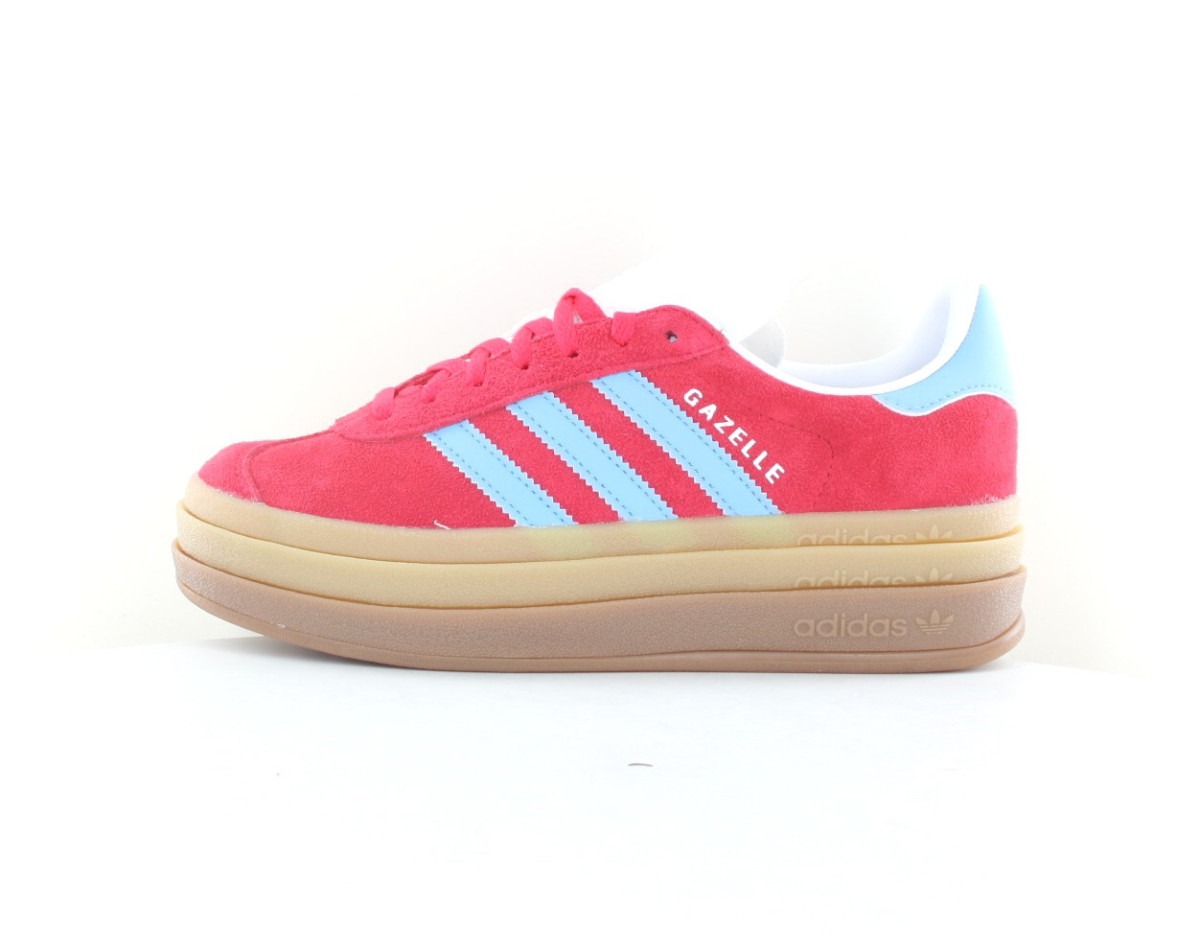 Adidas Gazelle bold rouge bleu gomme