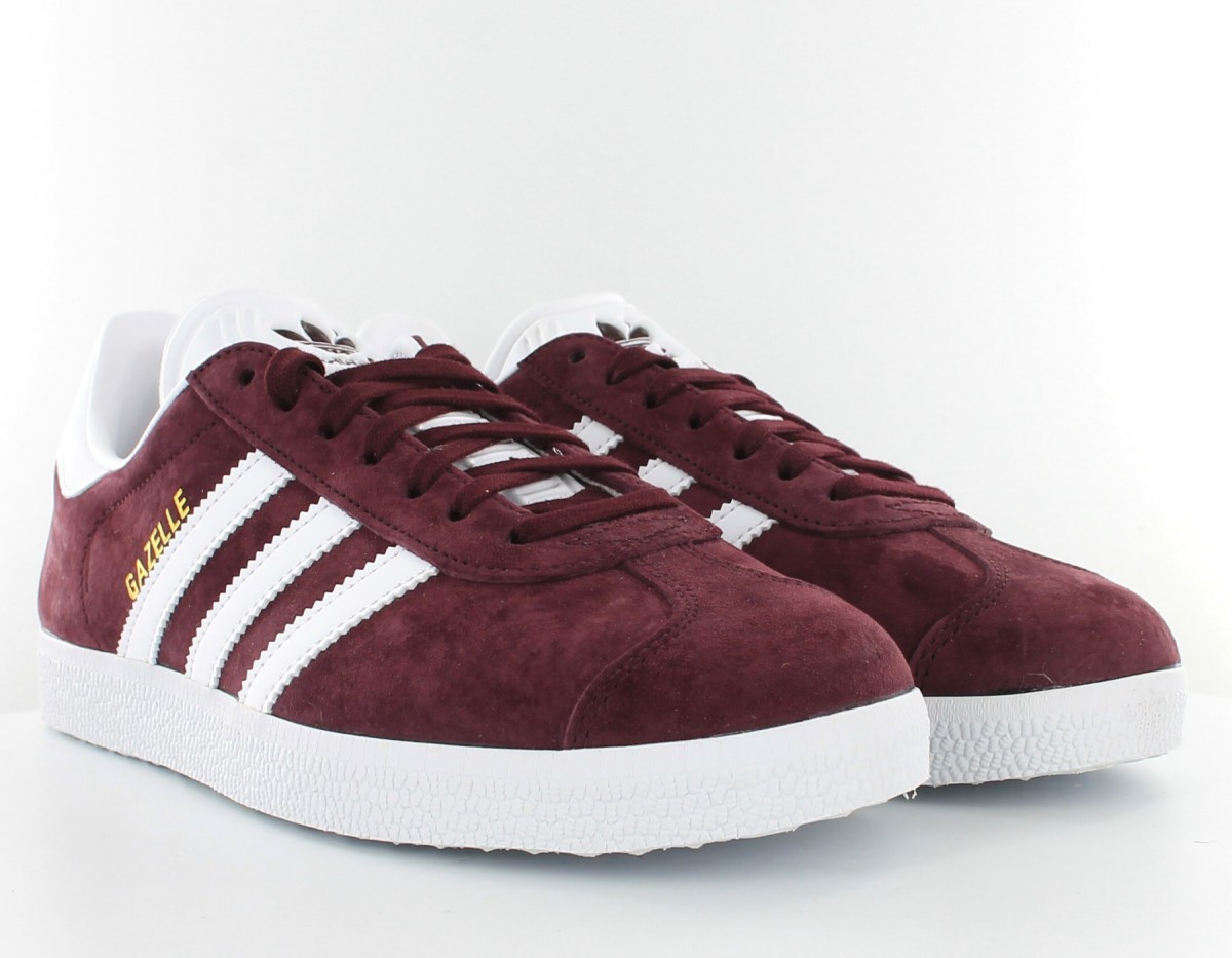 Adidas gazelle Bordeaux-Blanc