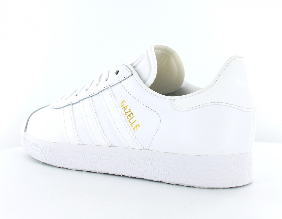 Adidas Gazelle OG Cuir Toute Blanche