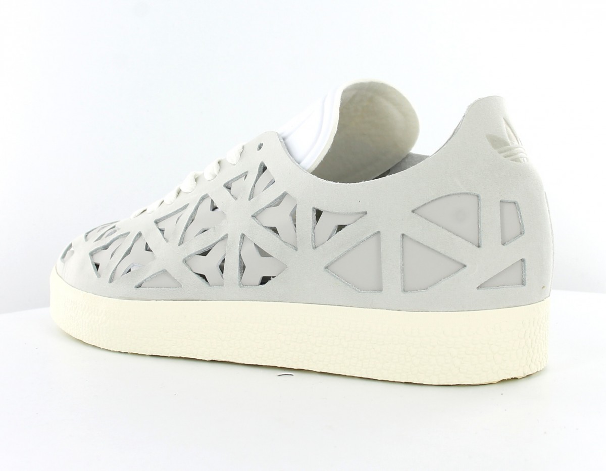Adidas Gazelle cutout gris-white-cream