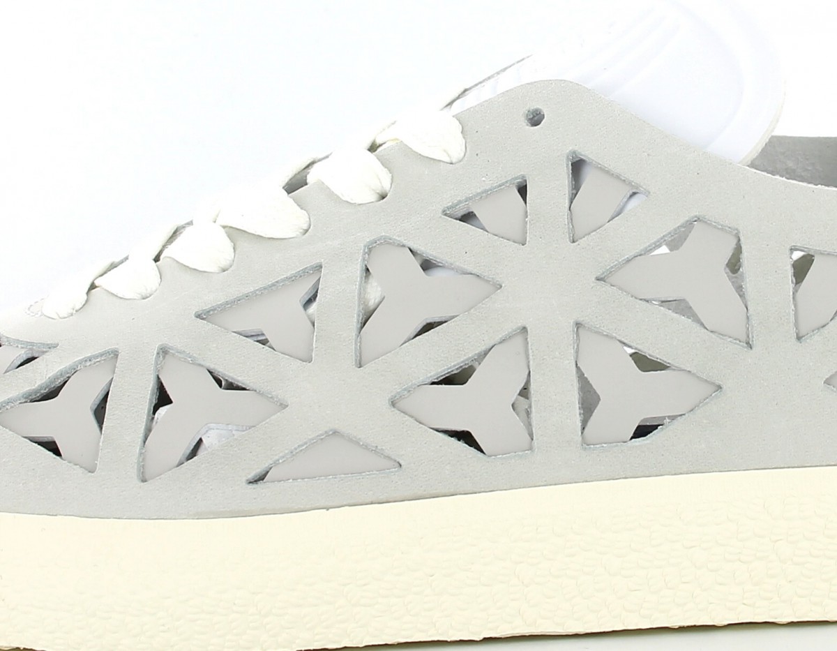 Adidas Gazelle cutout gris-white-cream