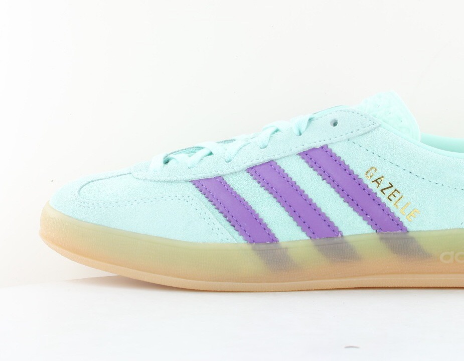 Adidas Gazelle indoor bleu ciel violet