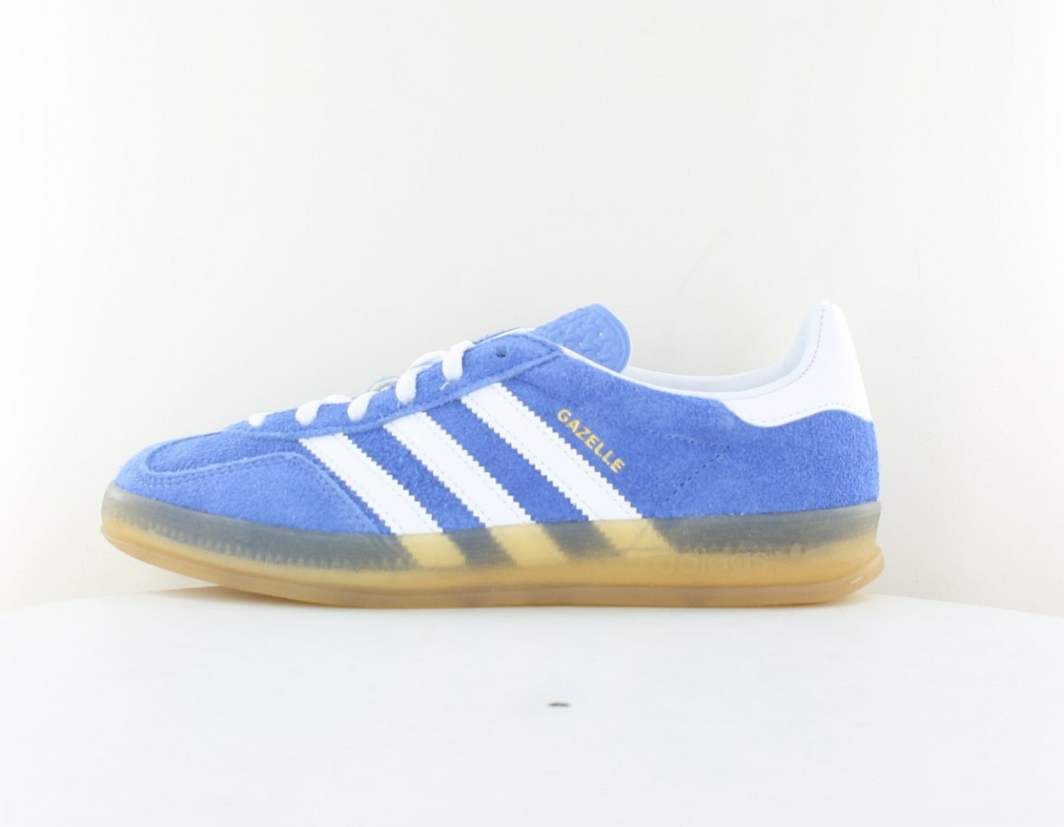 Adidas Gazelle indoor myrtille blanc gomme