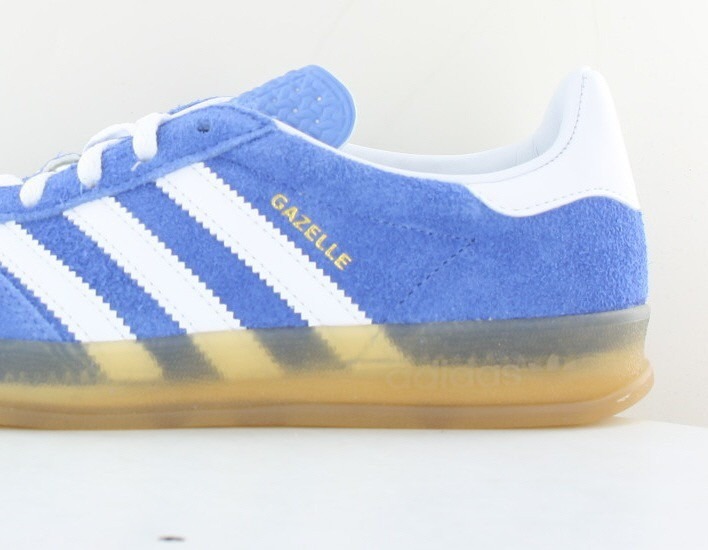 Adidas Gazelle indoor myrtille blanc gomme