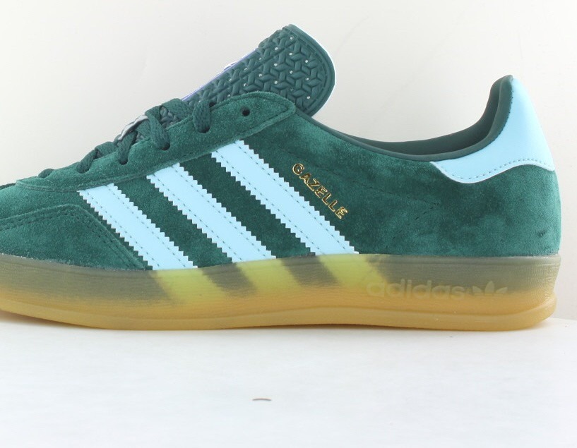 Adidas Gazelle indoor vert bleu ciel