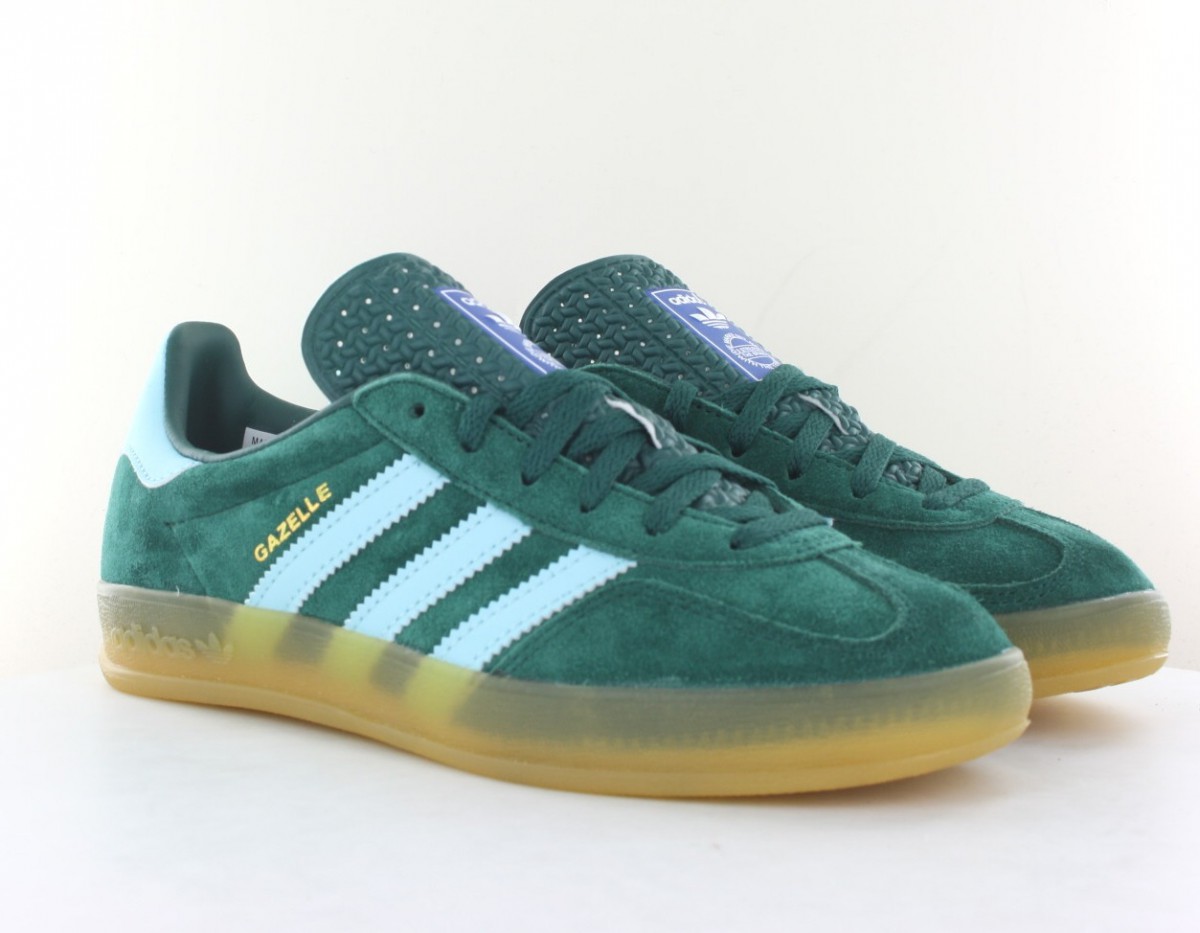 Adidas Gazelle indoor vert bleu ciel