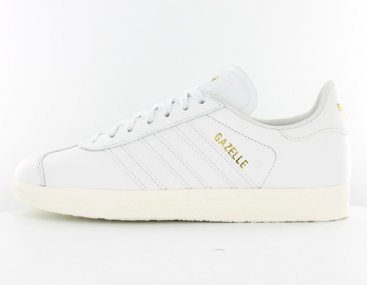 Adidas Gazelle OG Cuir Blanc-Or