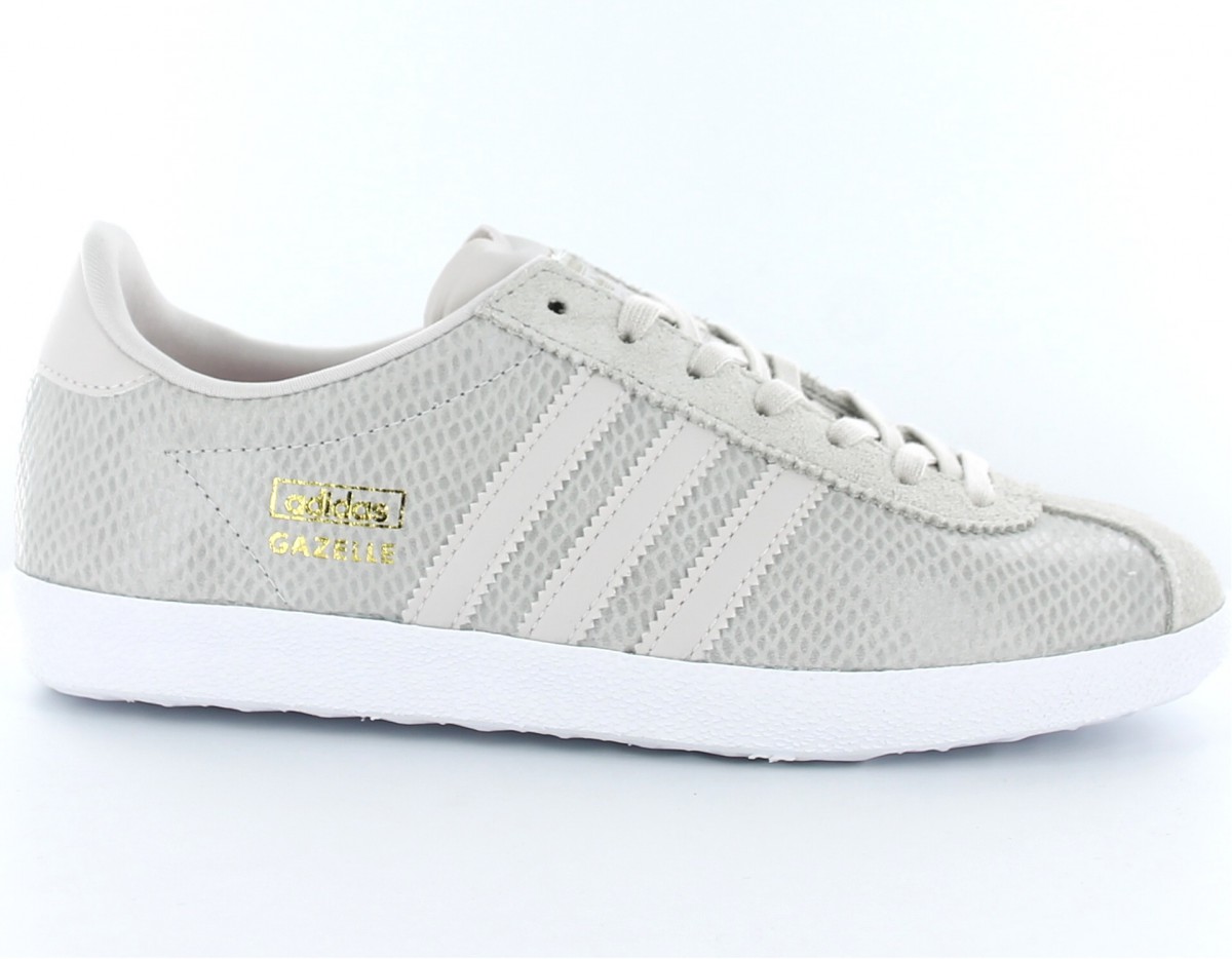 adidas gazelle beige paillette