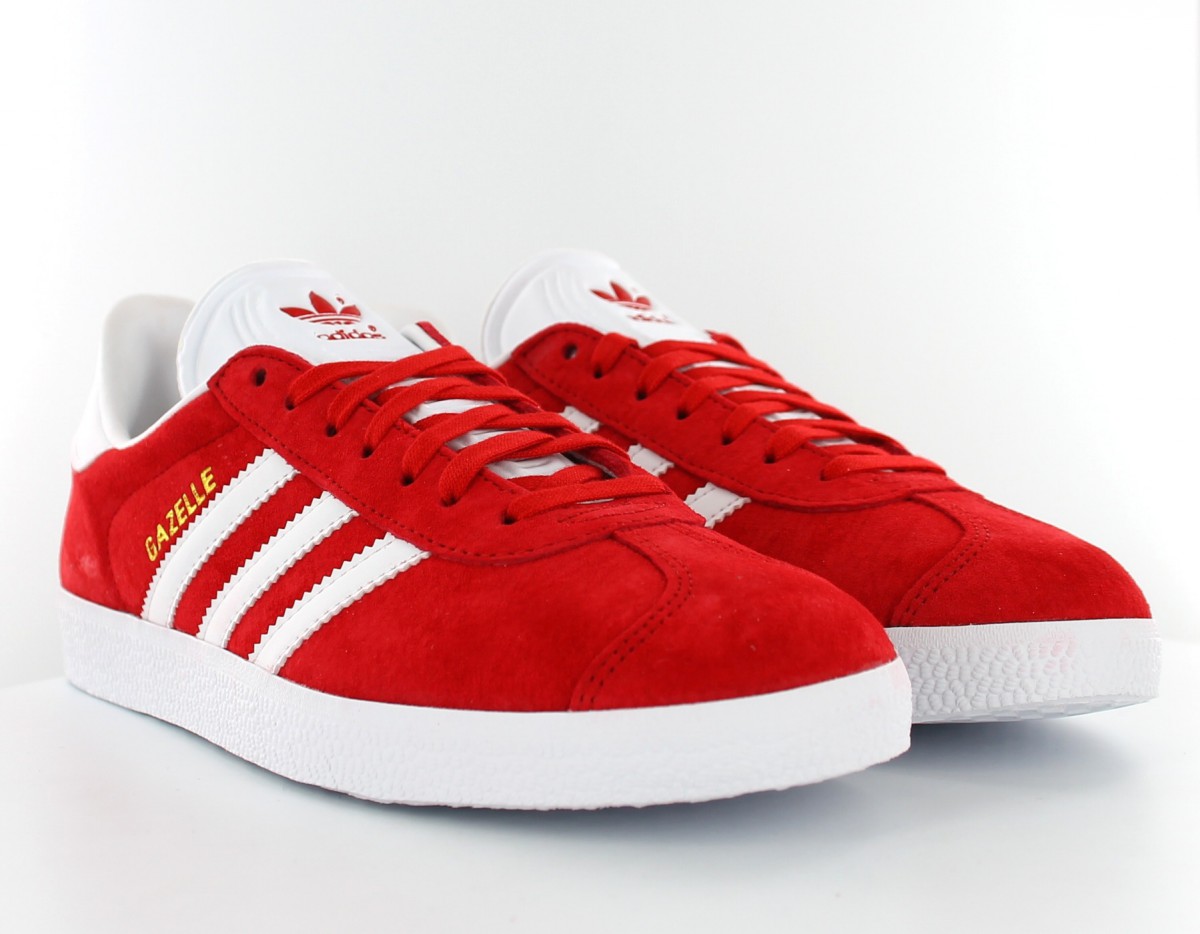 Adidas gazelle rouge-blanc