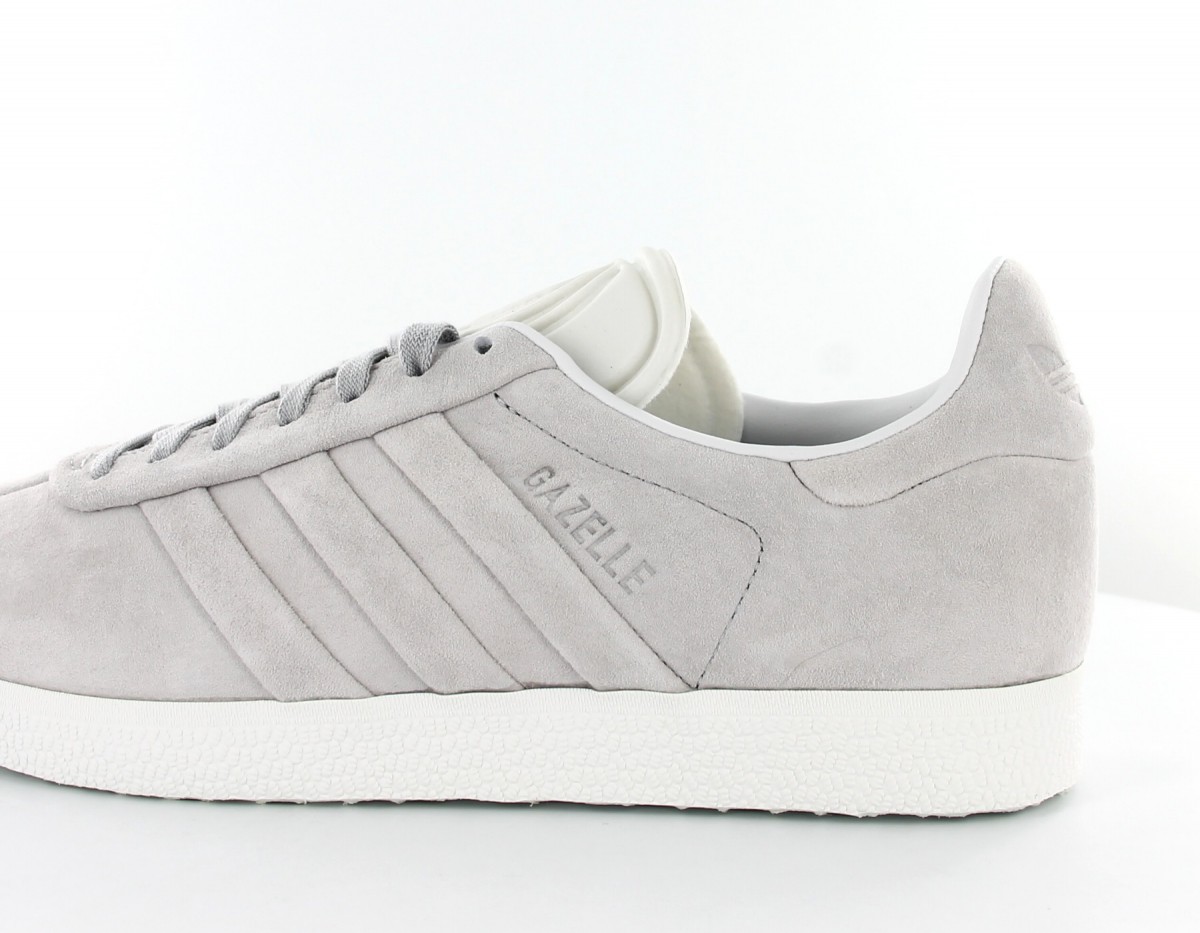 Adidas Gazelle stitch and turn Gris gris blanc