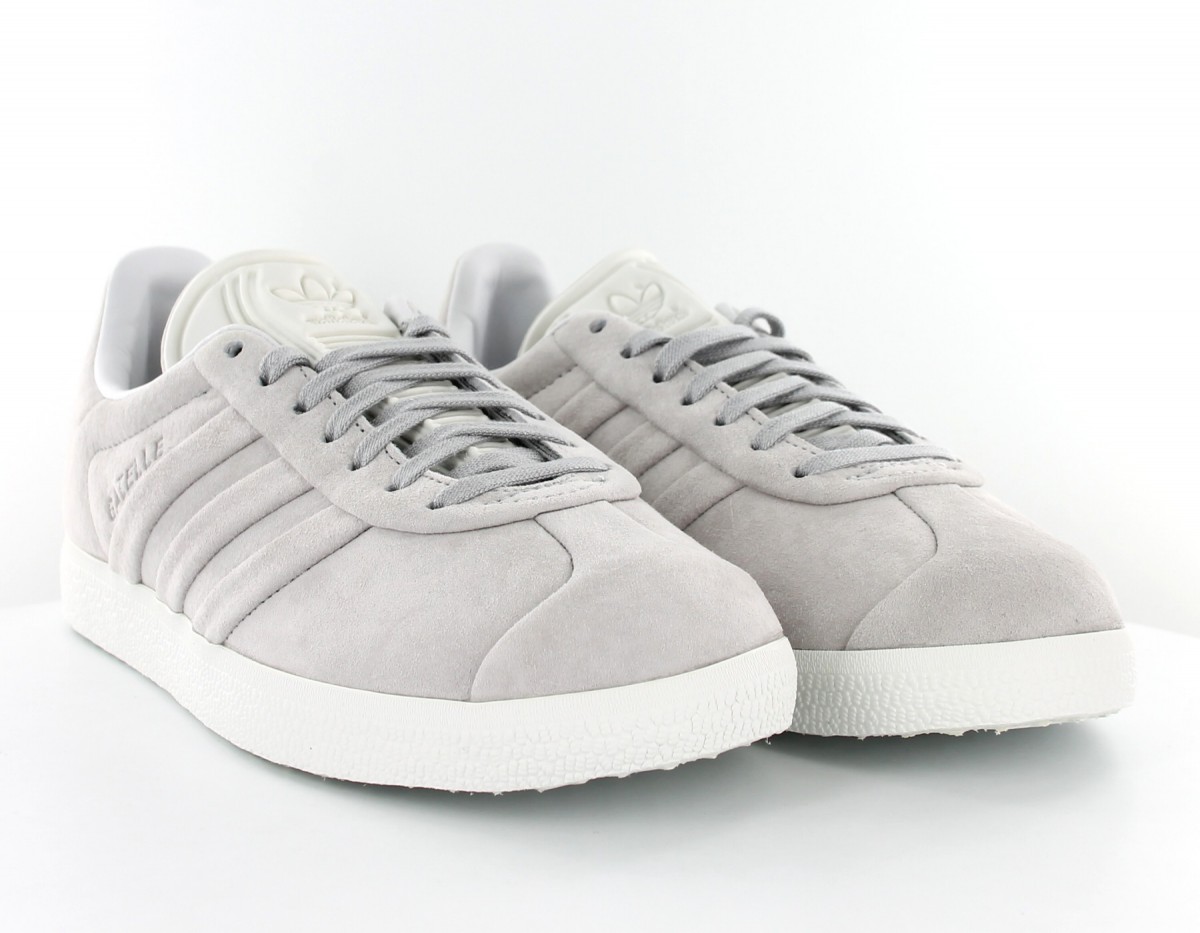 Adidas Gazelle stitch and turn Gris gris blanc
