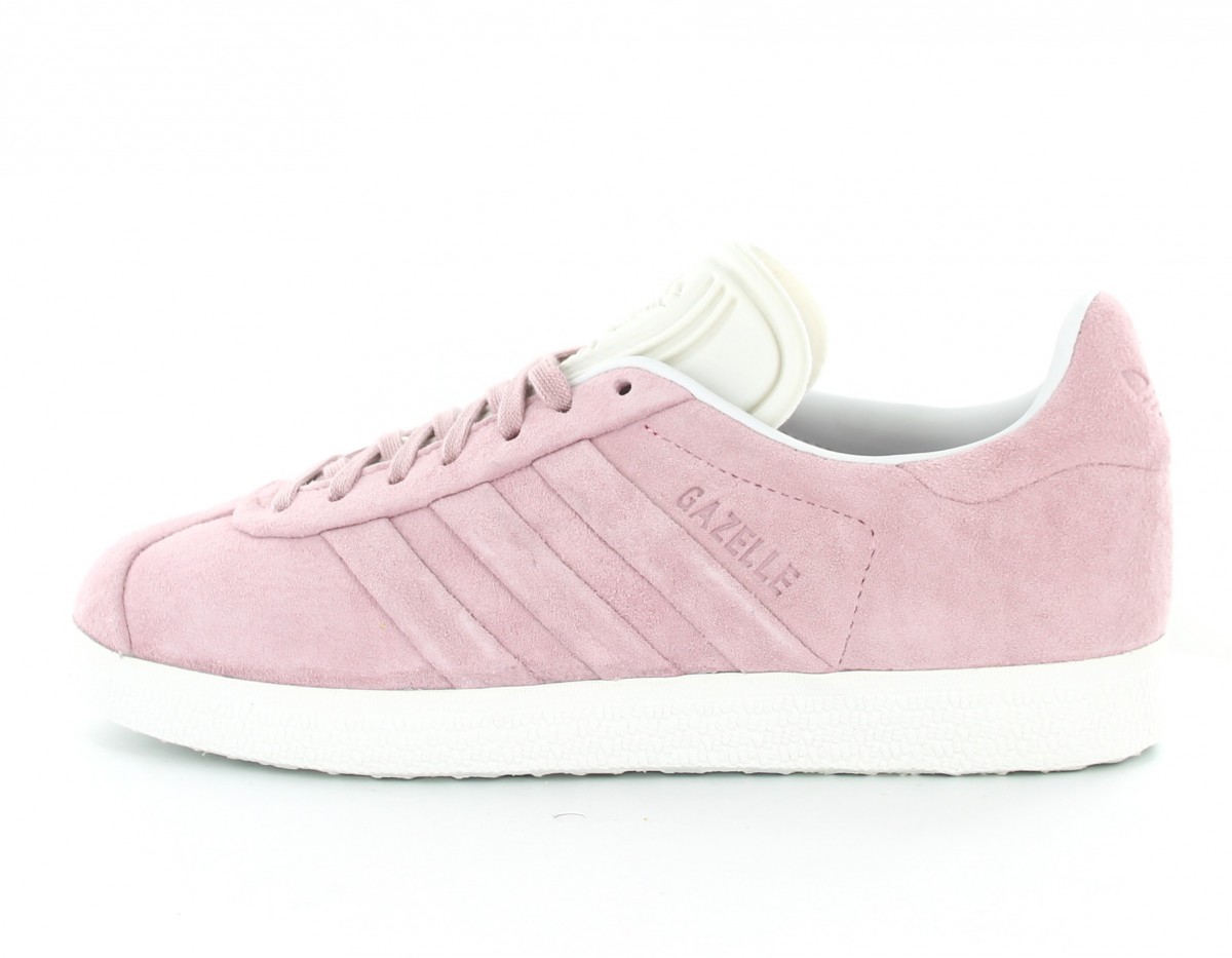 Adidas Gazelle stitch and turn Rose rose blanc