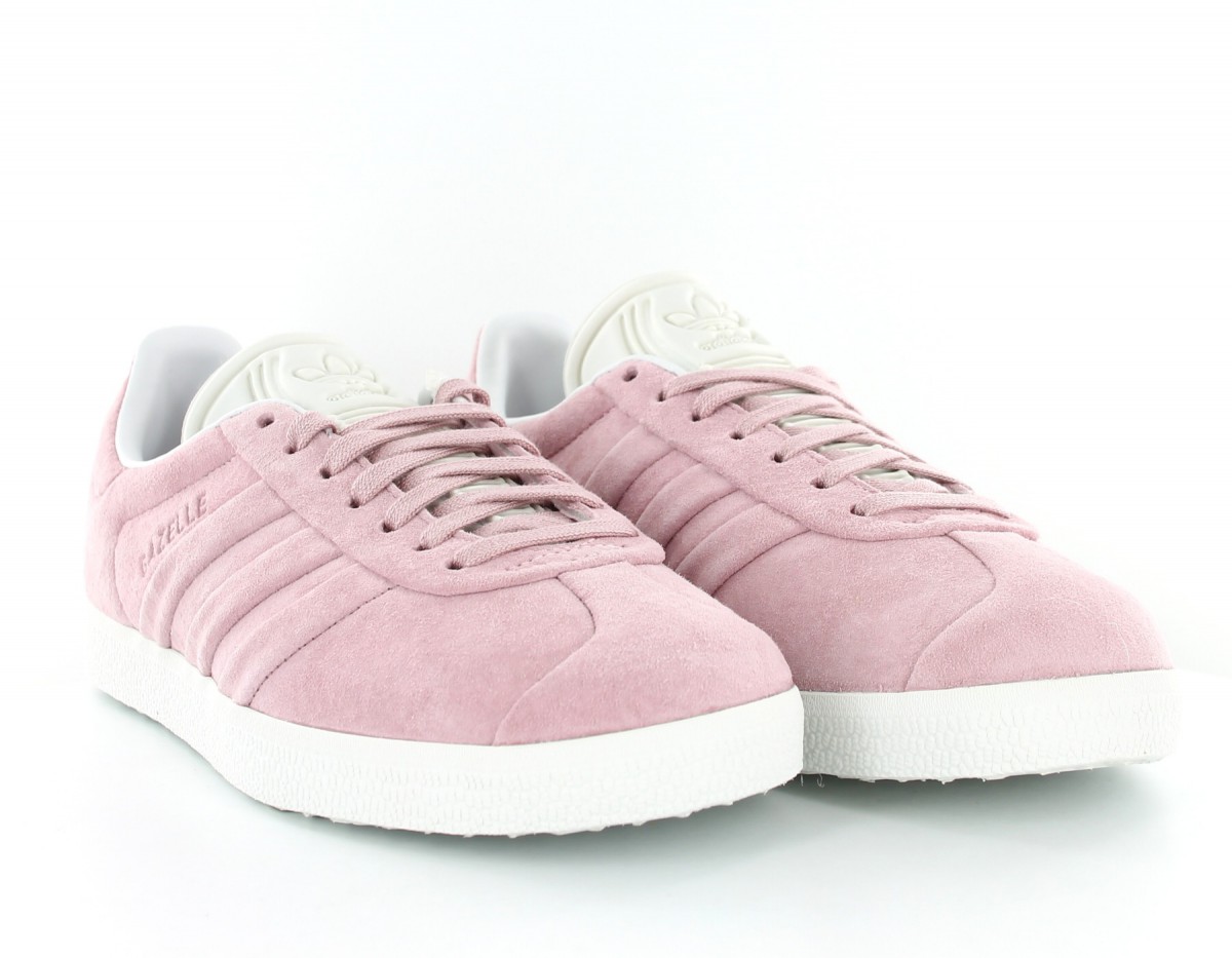 Adidas Gazelle stitch and turn Rose rose blanc