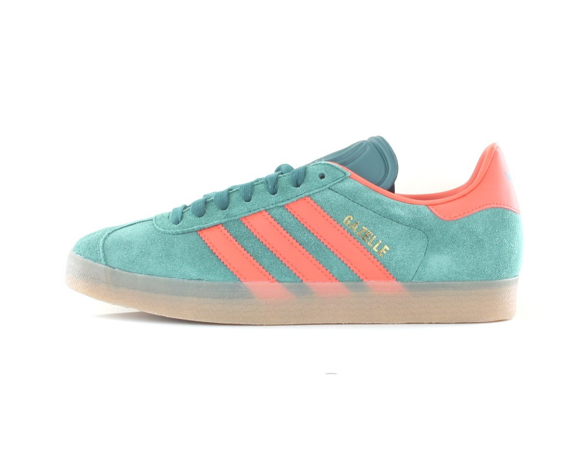 Adidas Gazelle vert orange