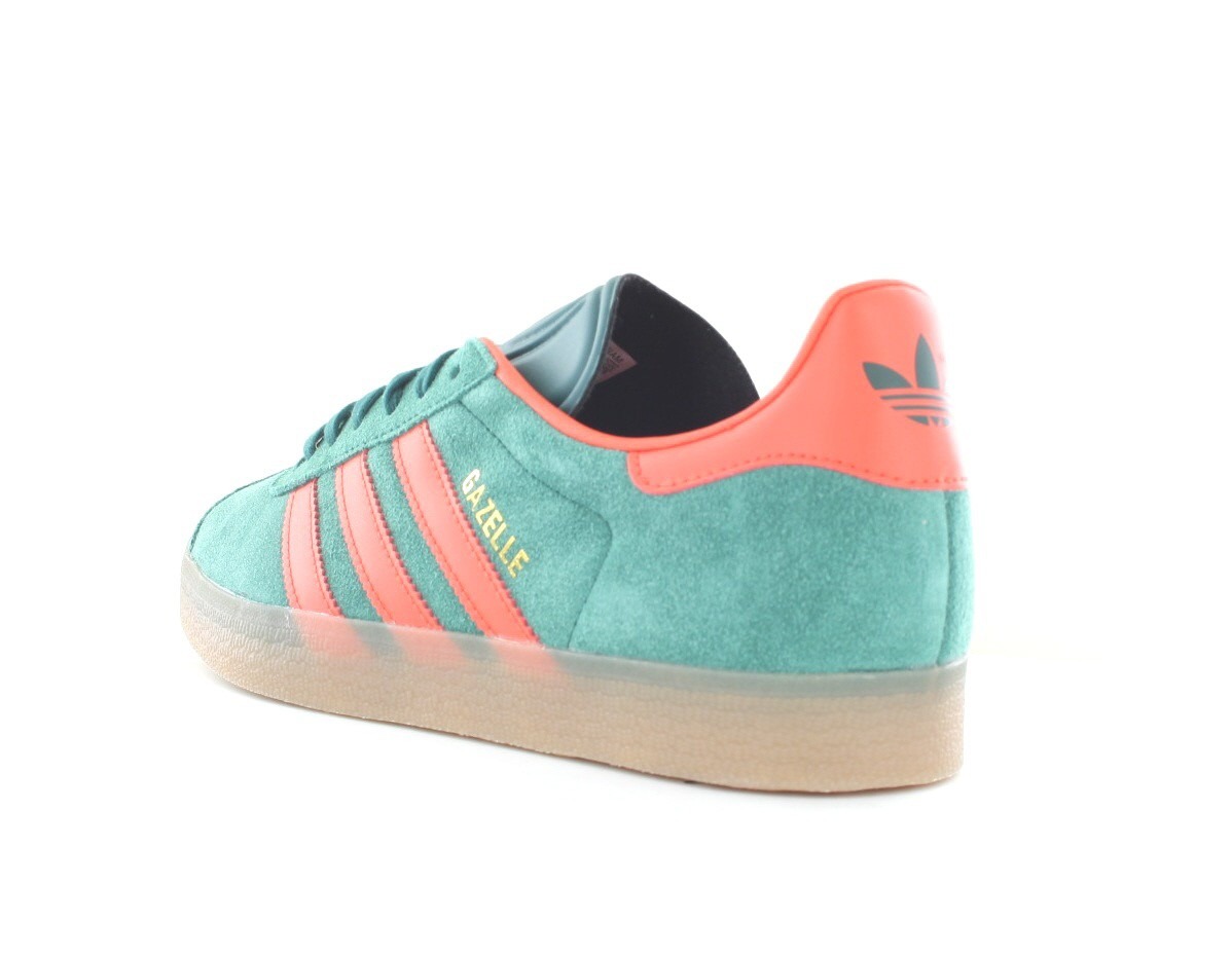 Adidas Gazelle vert orange