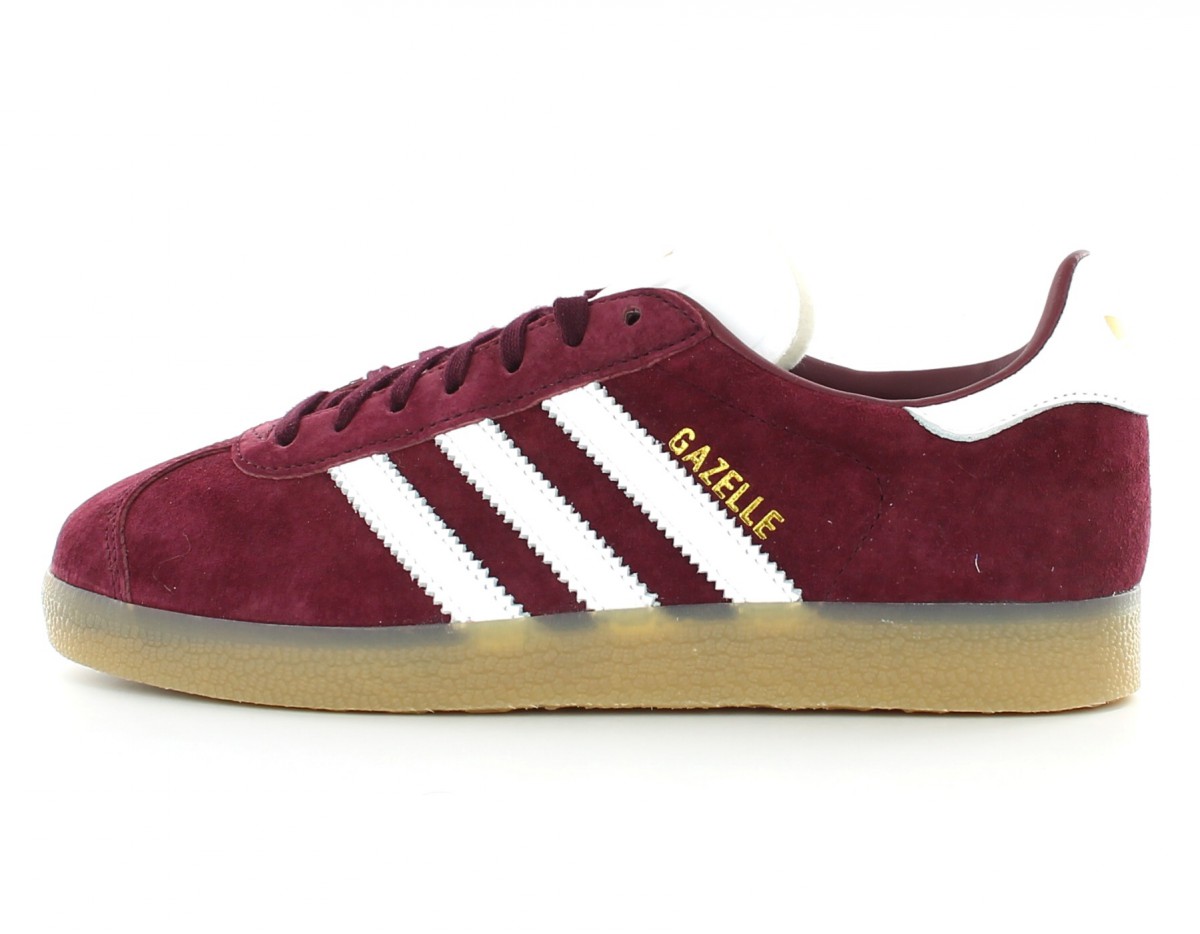 Adidas Gazelle vintage Bordeaux blanc gomme BB5505