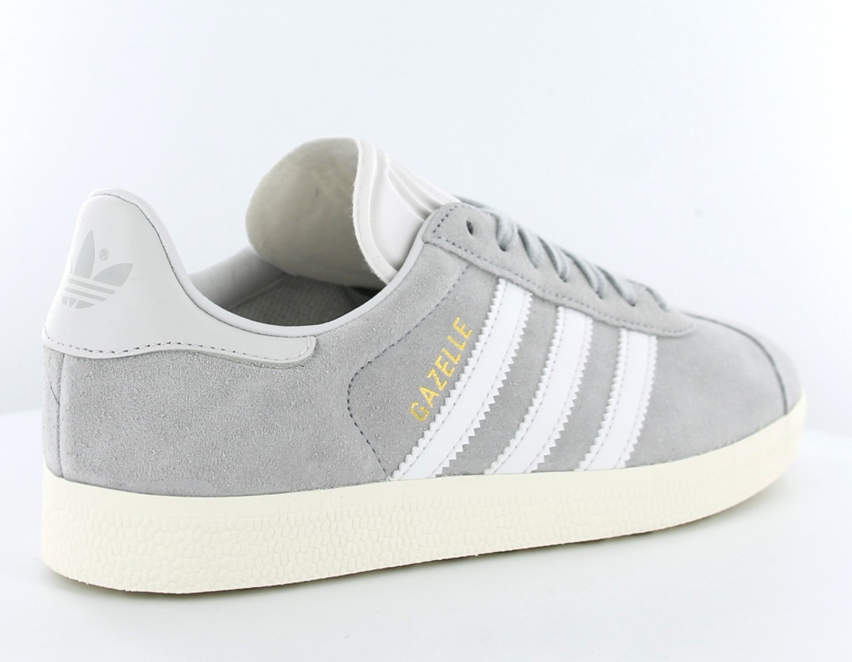 Adidas gazelle vintage gris-blanc