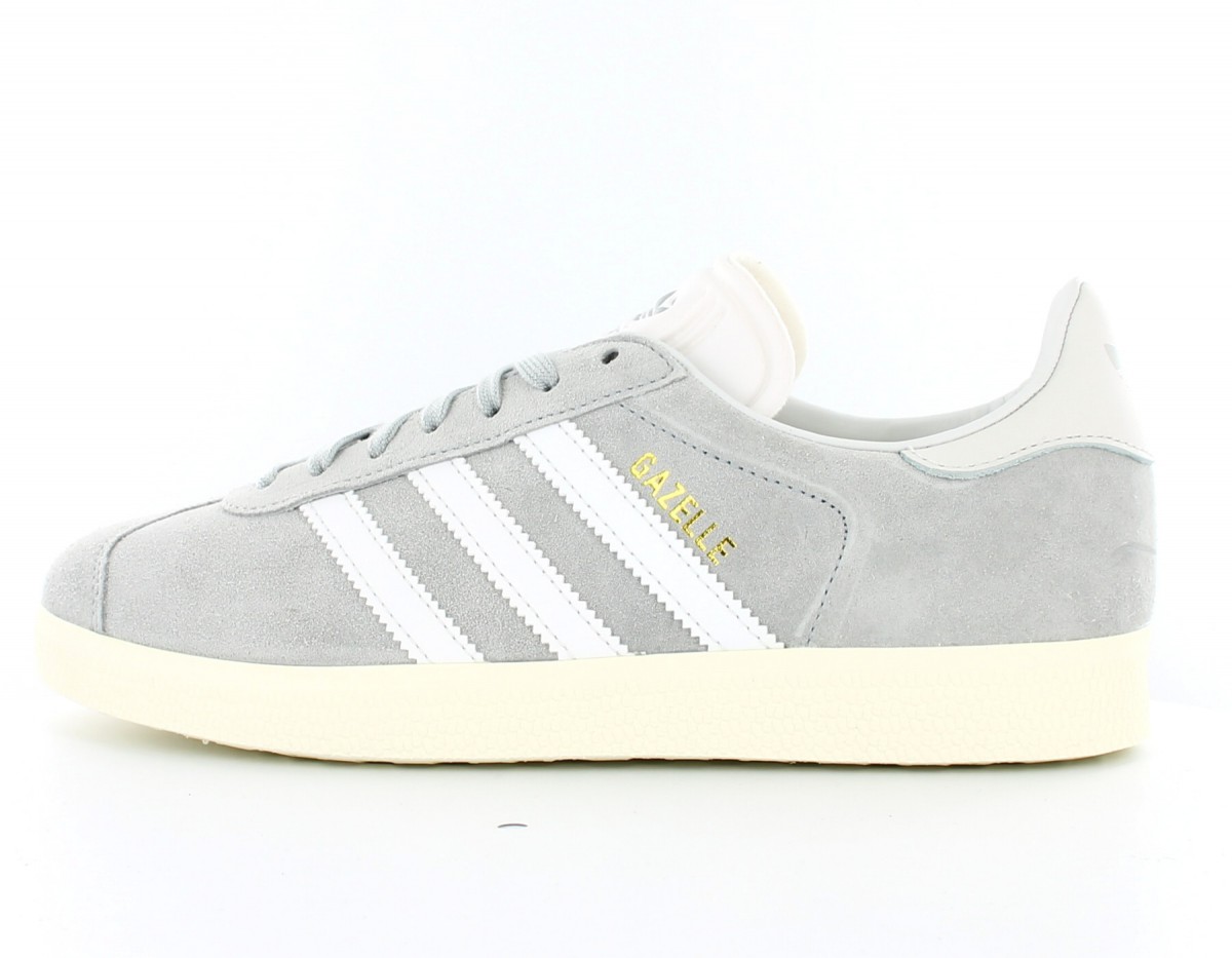 Adidas gazelle vintage gris-blanc