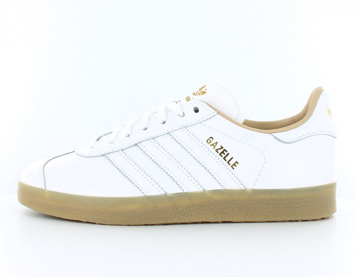Adidas Gazelle leather premium White/gum