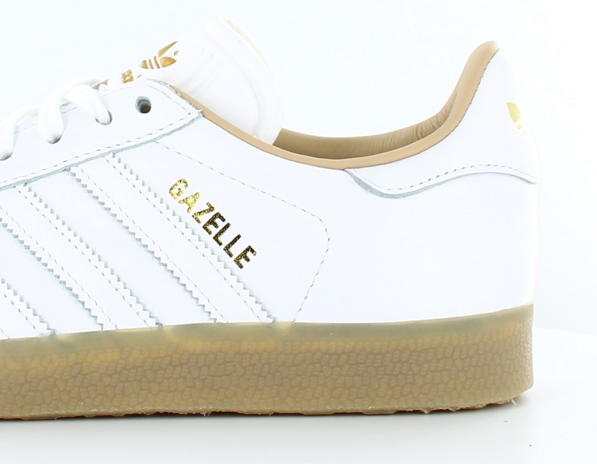 Adidas Gazelle leather premium White/gum