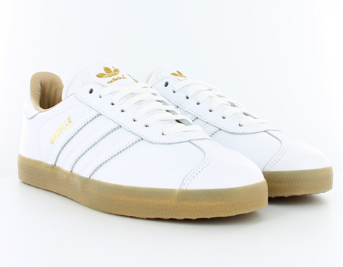 Adidas Gazelle leather premium White/gum