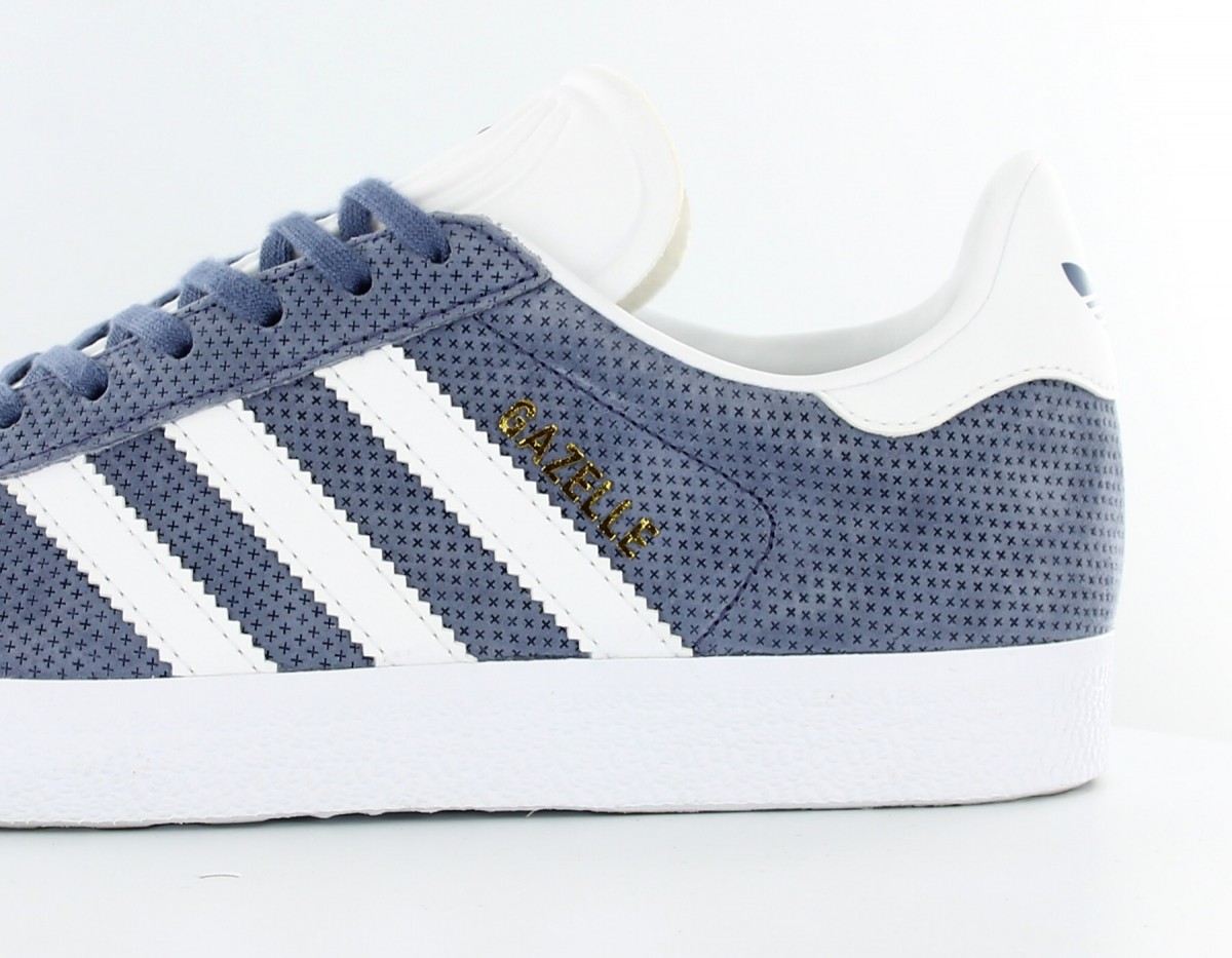 Adidas gazelle violet-blanc