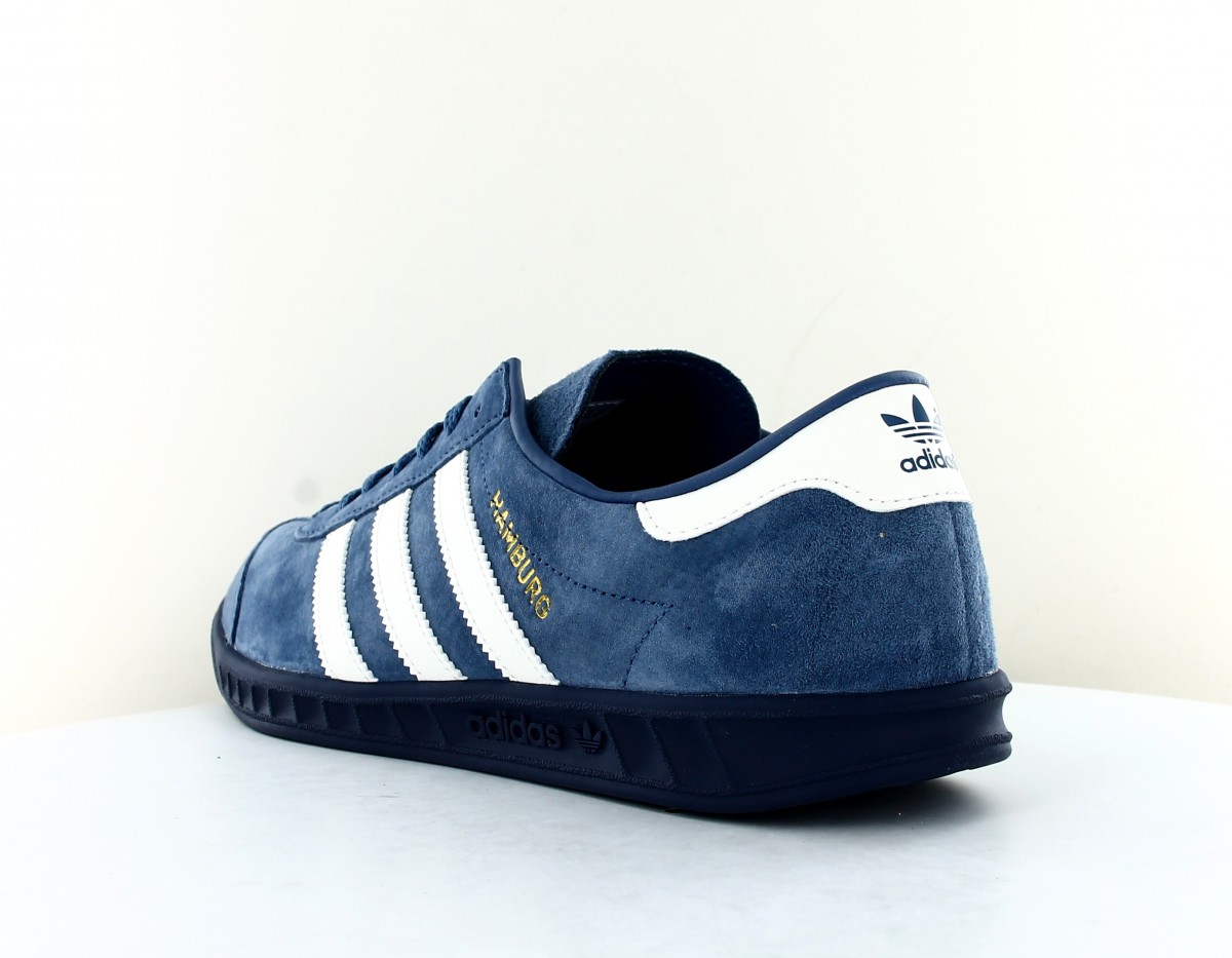 Adidas hamburg bleu blanc