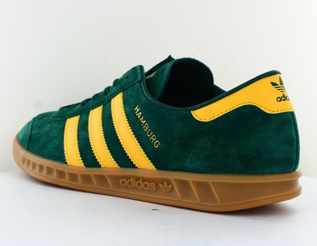 Adidas hamburg vert forest jaune