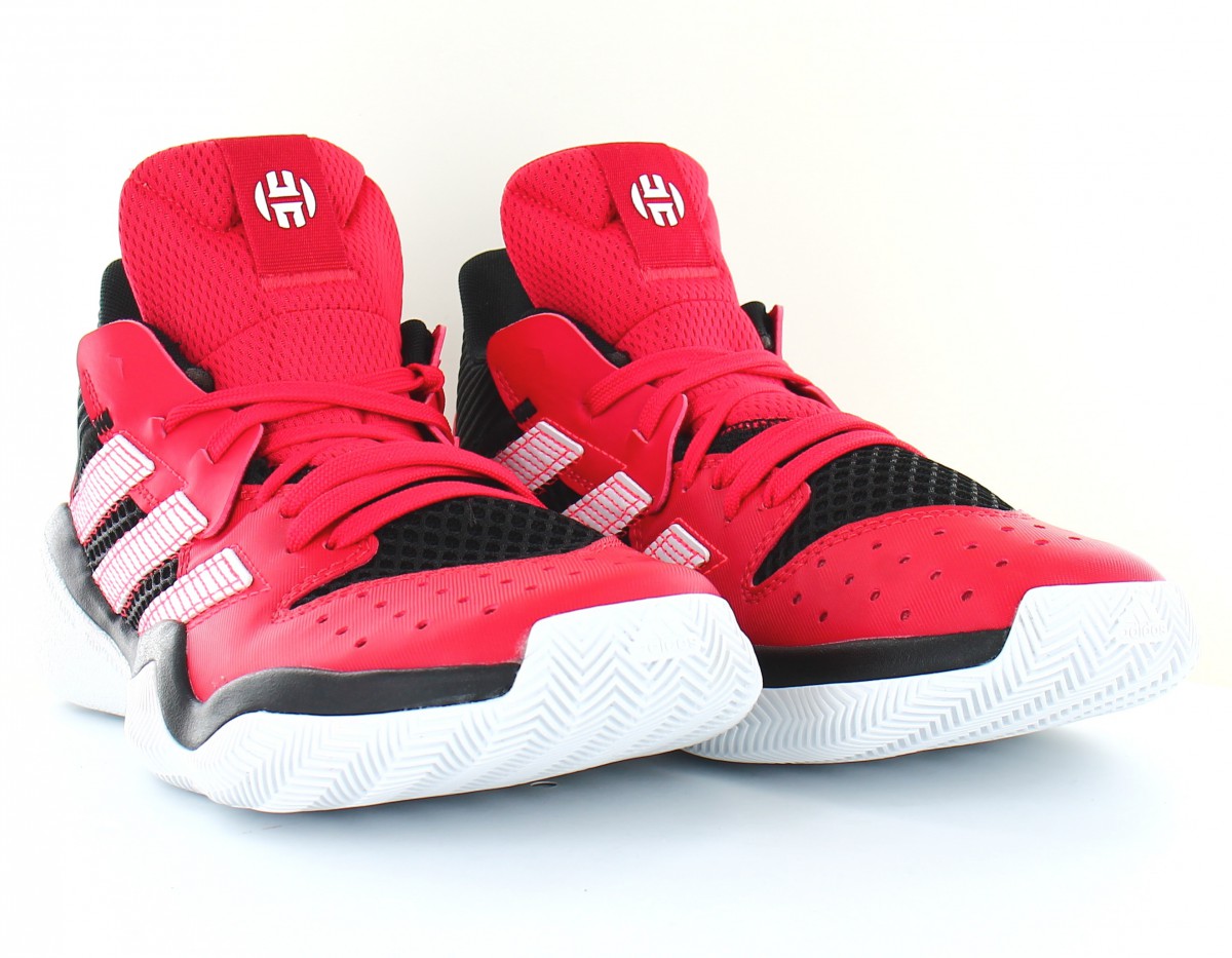 Adidas Harden stepback rouge noir blanc 