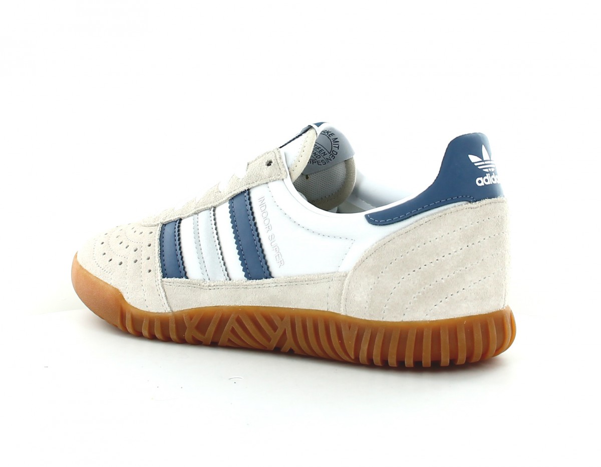 Adidas Indoor super beige bleu argent gomme