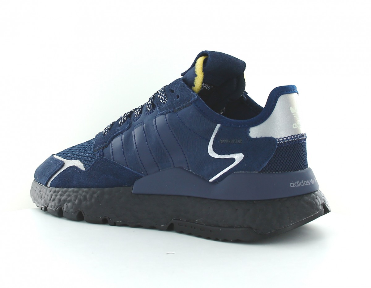 Adidas Nite jogger 3m bleu marine noir