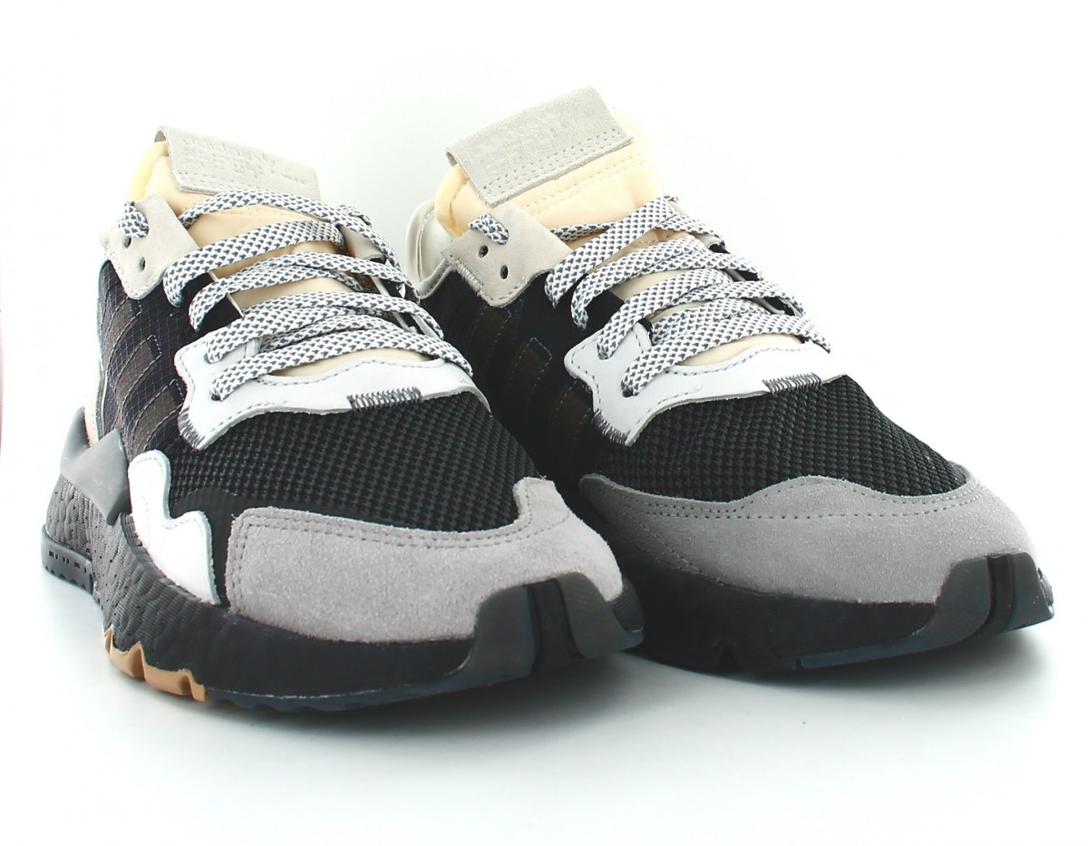 Adidas Nite Jogger noir gris beige