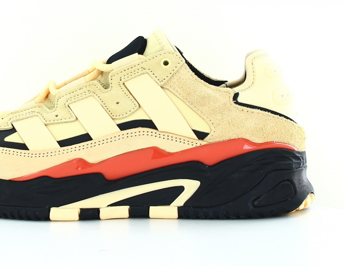 Adidas Niteball beige noir orange