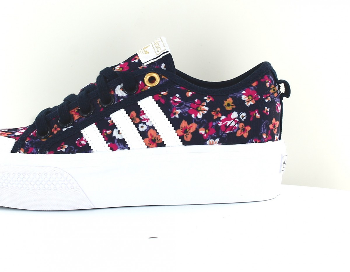 Adidas Nizza plateform her studio london violet blanc multi floral