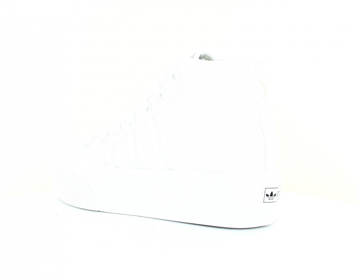 Adidas Nizza plateform mid summer blanc blanc