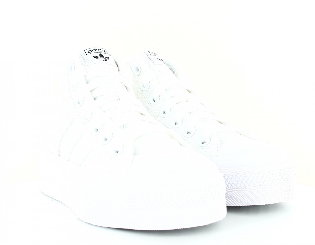 Adidas Nizza plateform mid summer blanc blanc