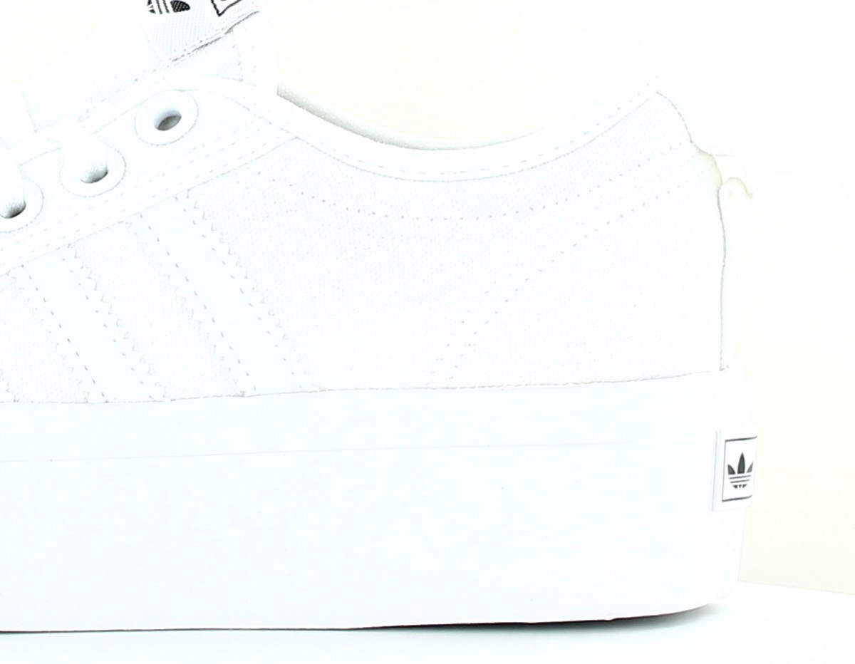 Adidas Nizza plateform summer blanc blanc