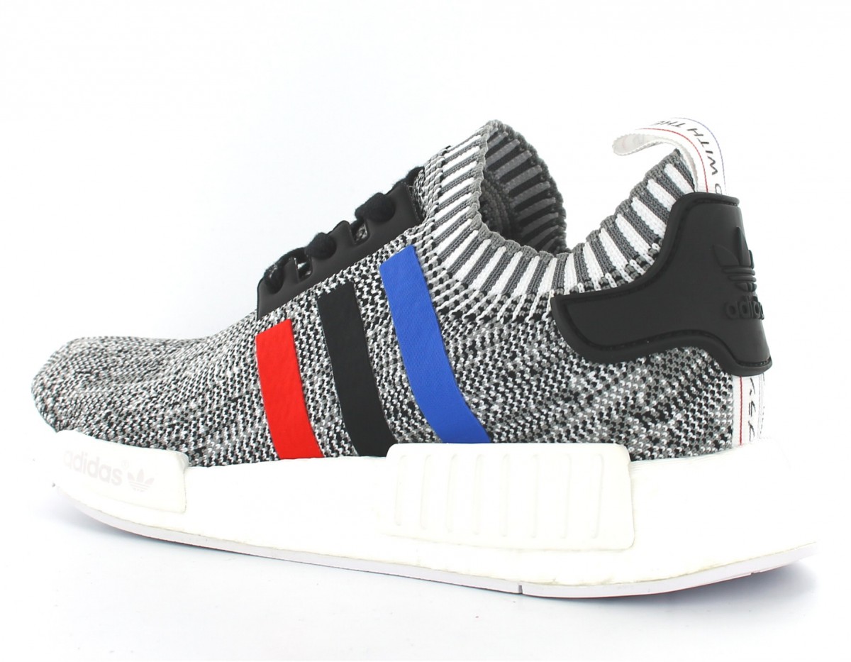 Adidas NMD_R1 Tri-color White/Core Red-Core Black