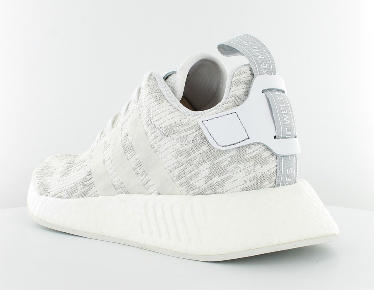 Adidas NMD_R2  Women Grey Glitch