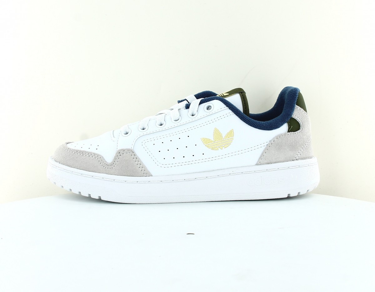 Adidas Ny 90 femme blanc jaune kaki bleu