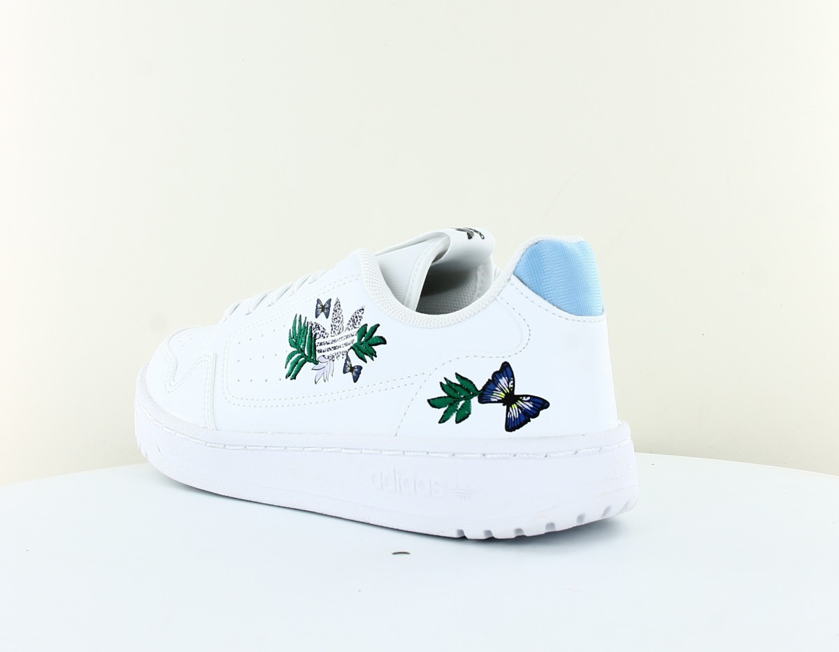 Adidas Ny 90 junior blanc lavande vert bleu butterfly