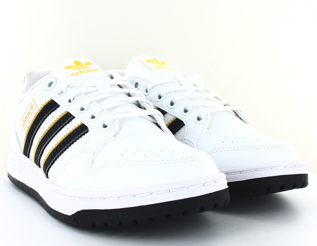 Adidas Ny 90 stripes blanc noir jaune