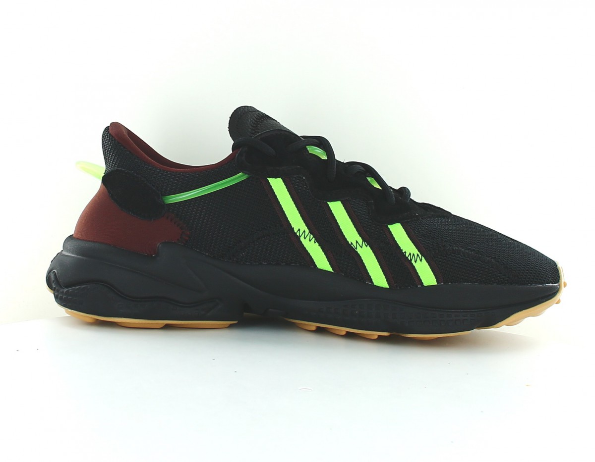 Adidas Ozweego pusha t noir vert marron gomme