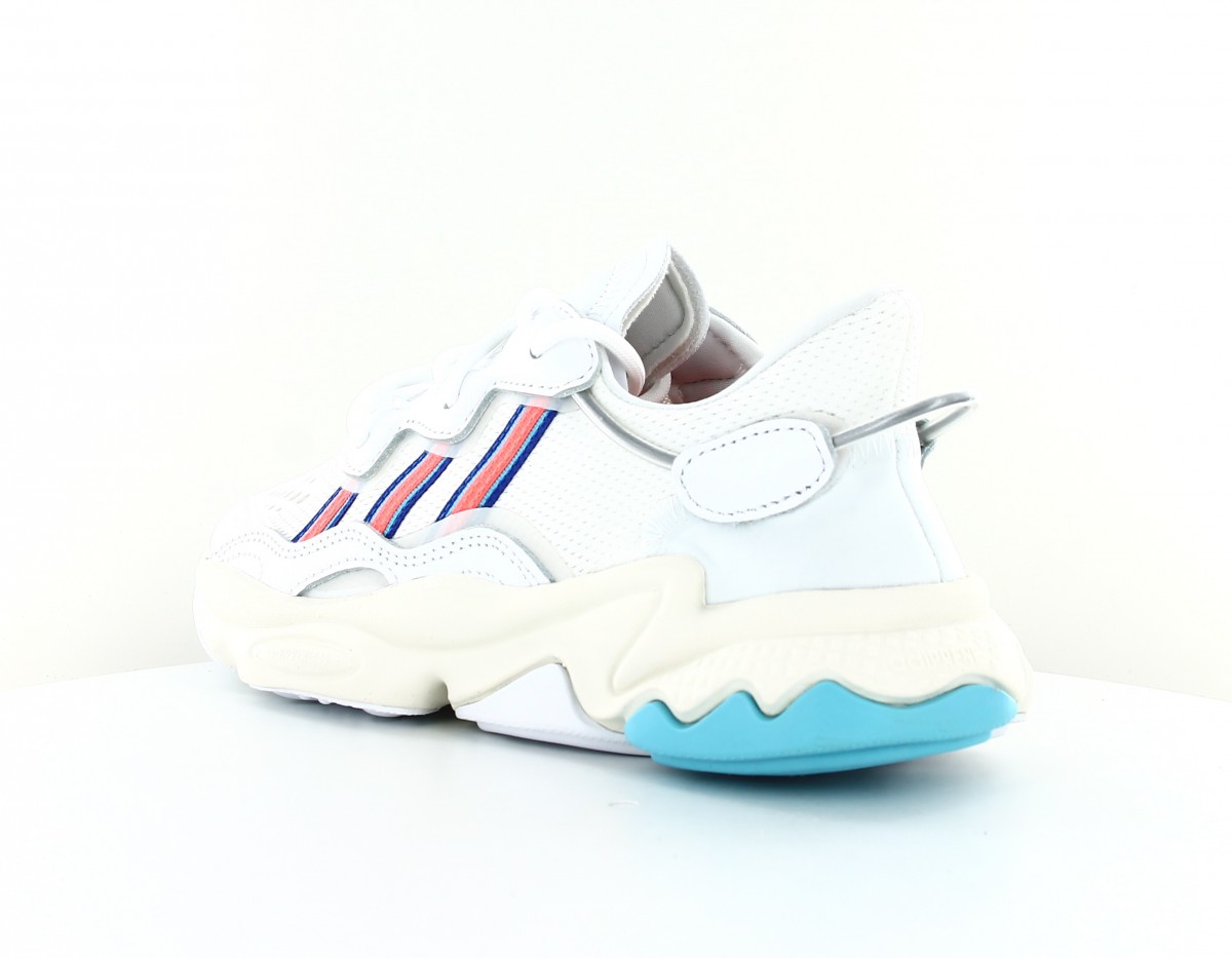 Adidas Ozweego blanc bleu orange