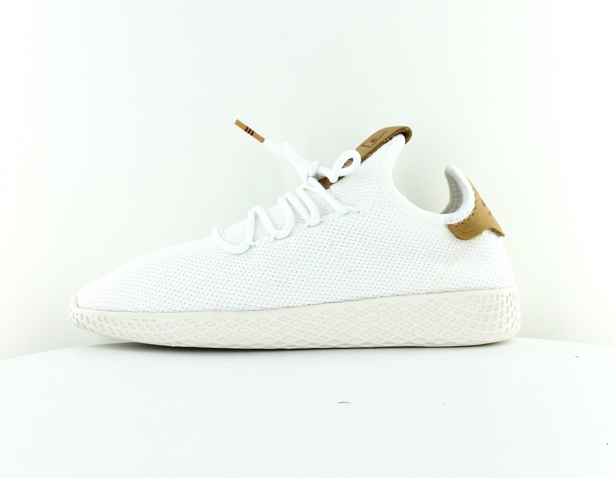 Adidas Pharell william tennis hu femme blanc beige